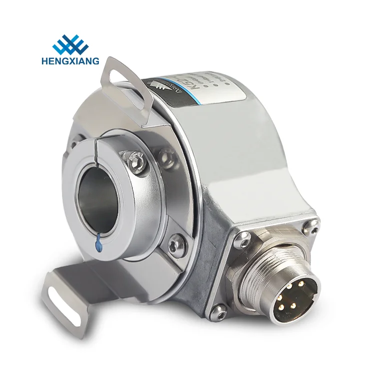 K52-T6C1024Q14D DC8-30V Hollow Shaft Rotary Incremental Optical Servo Encoder IP65 Protection 23040P/R Resolution