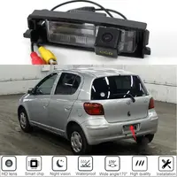 Cámara de visión trasera de coche HD para Toyota Vitz XP10 Vizi Hatchback 1998 ~ 2003 2004 2005 cámara de marcha atrás de visión nocturna CCD