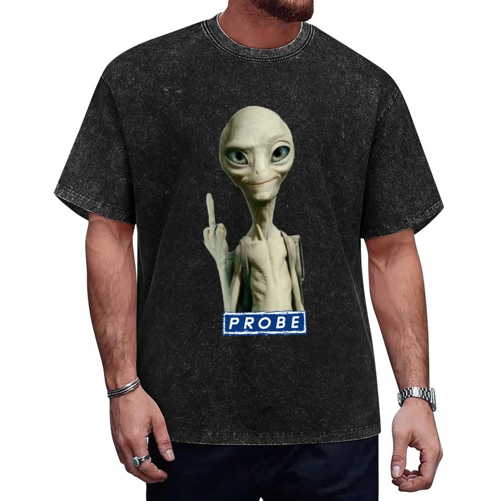 

Alien Paul With Text High Quality T-Shirt summer 2025 Short sleeve tee anime mens graphic t-shirts pack