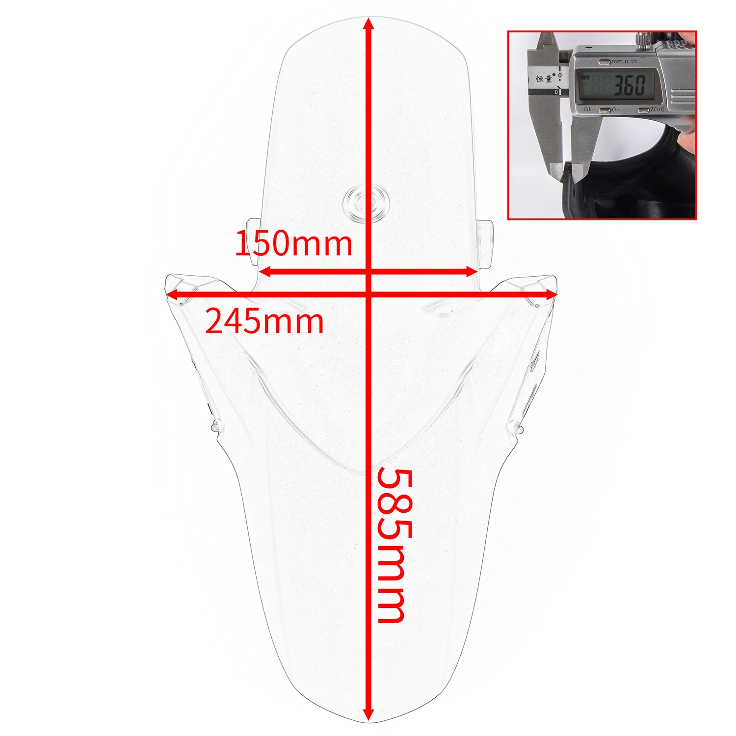 For Yamaha X-MAX XMAX 300 2023 2024 XMAX300 Motorcycle Front Fender Mudguard Splash Guard Wheel Protection Cover Accessories