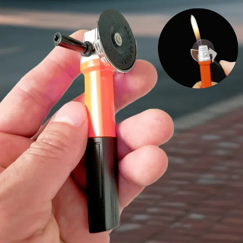 Funky Design Mini Butane Gas Torch Lighter, Unique Quirky Features,Refillable Cute Lighter, Great Collectible for Lighter Lovers