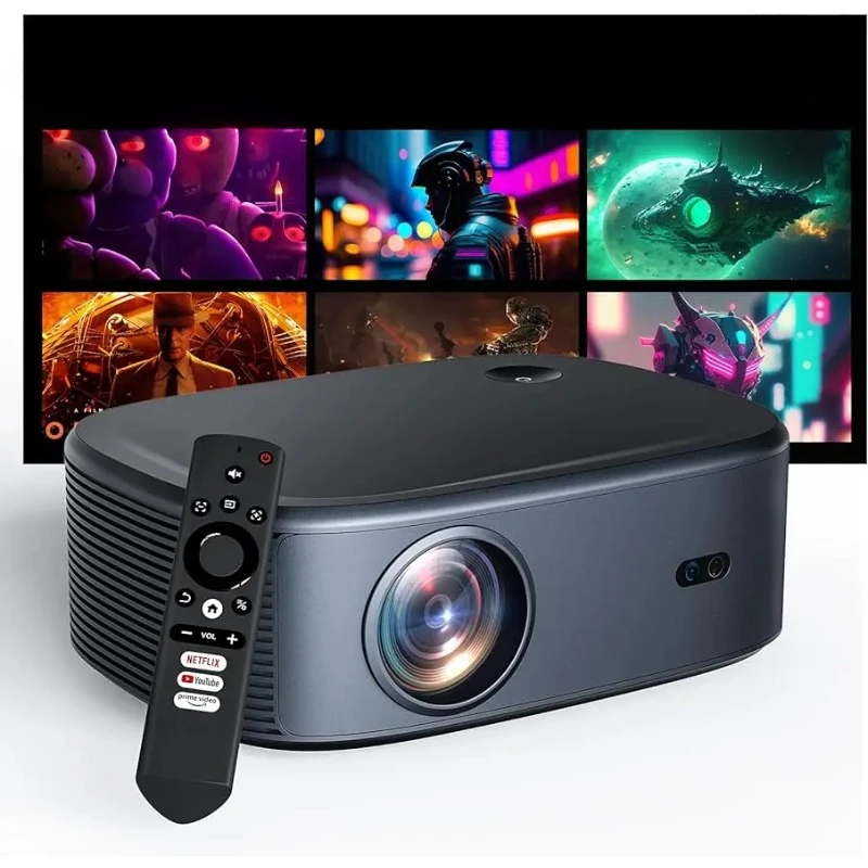 For NexiGo Outdoor Netflix Projector, Officially-Licensed, Netflix/YouTube/Prime Video, 800 ANSI Lumens, Auto Focus/Keystone