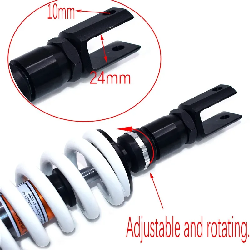 375MM Hole to Hole Length Motorcycle Rear Shock Absorber Damping Adjustable 375 suspension After The Shock for BSE Kayo CRF KLX