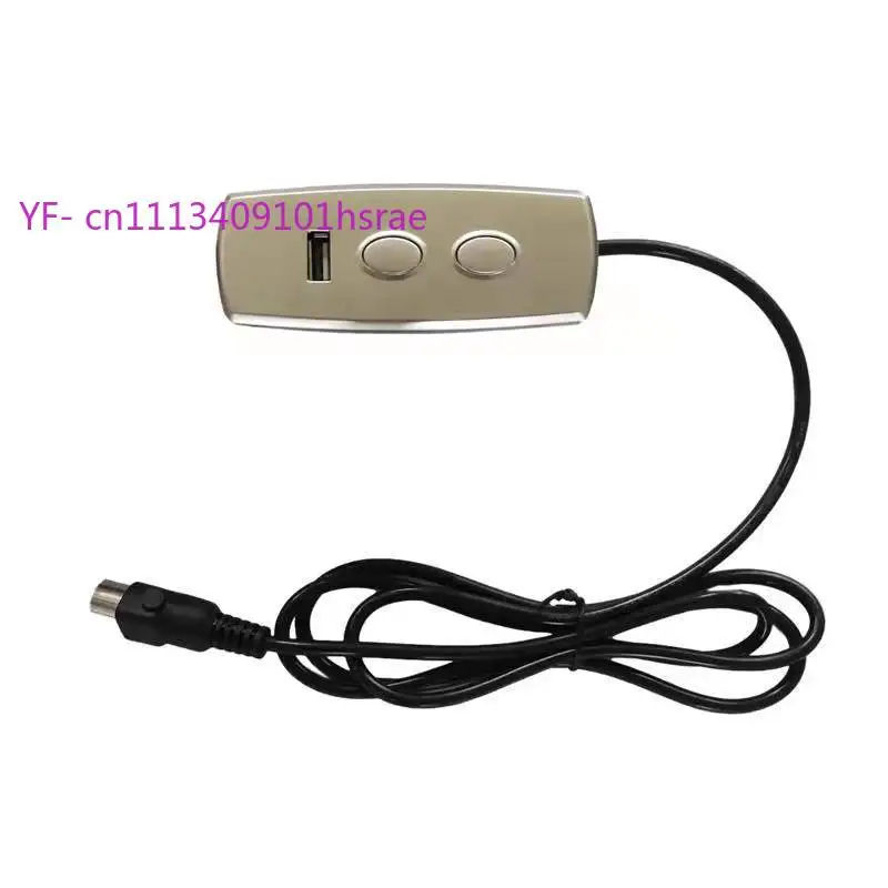Hand Controller LED Backlight USB Charging Socket Sofa Push Rod Lift Wire Controller