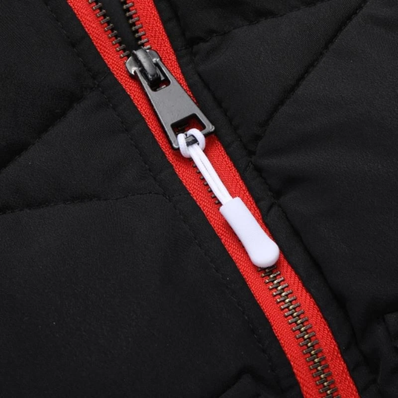 R1WE 10pcs Zipper Pull Puller End Fit Rope Tag Replacement Clip Broken Buckle Fixer