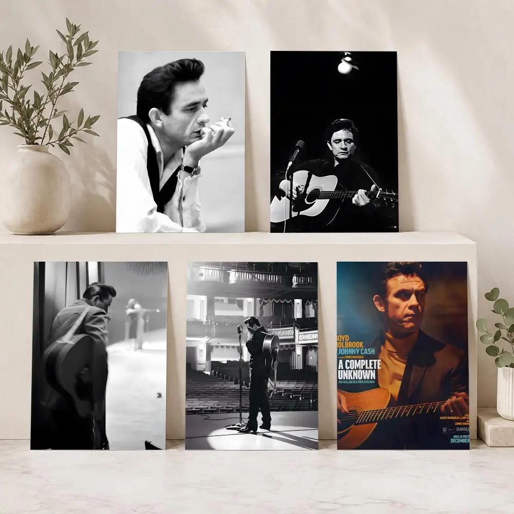 Music American Singer J-johnny Cash Calligraphy Durable Canvas Poster Wall Hanging Home Interior Decoration Art Mural Gift