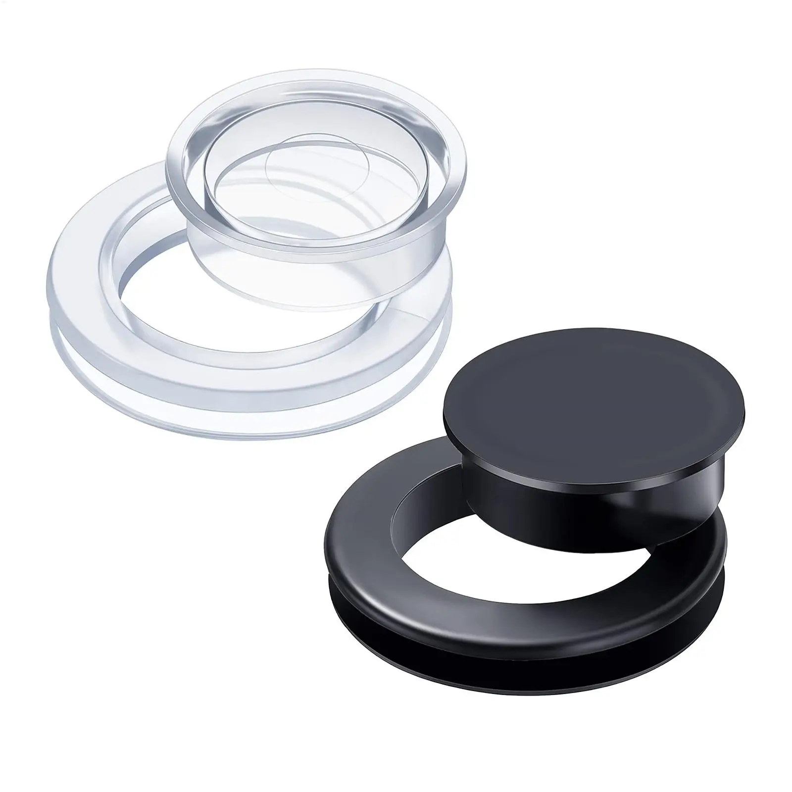 Patio Umbrella Hole Cover 2 Inch Caps Table Ring Plug Kit Silicone Flexible Durable Outdoor Terrace Deck Stable Fit Prevent Leak
