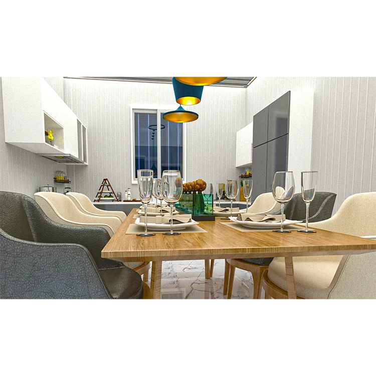 Case prefabbricate per 3 4 camere da letto personalizzate in fabbrica Casa piatta per contenitori prefabbricati di lusso da 40 piedi con 2 piani