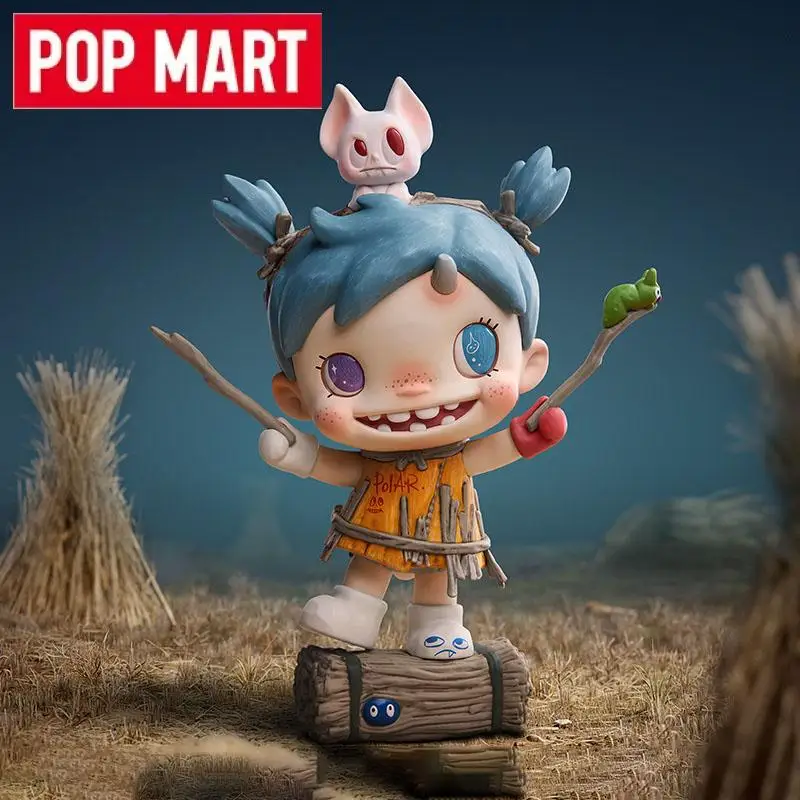 

POP MART Polar Hide Seek The Scarecrow Never Gives Up Series слепая коробка Guess Bag оригинальные игрушки куклы милые аниме фигурки украшения