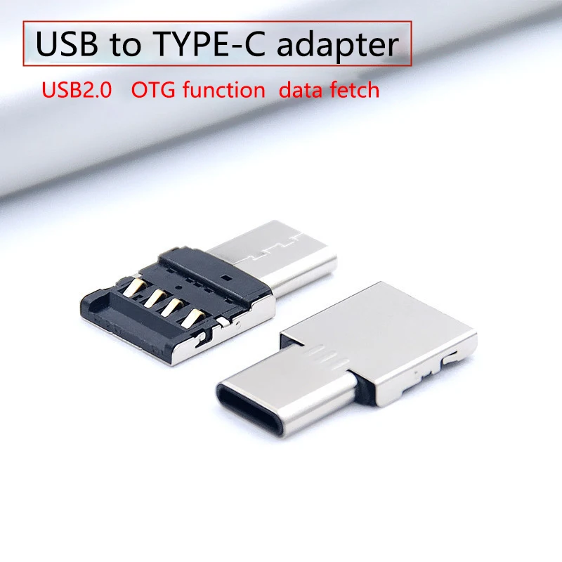 Adapter OTG USB typu C USB-C męski na USB 2.0 żeńskie złącze danych dla telefonu z systemem Android Xiaomi Huawei