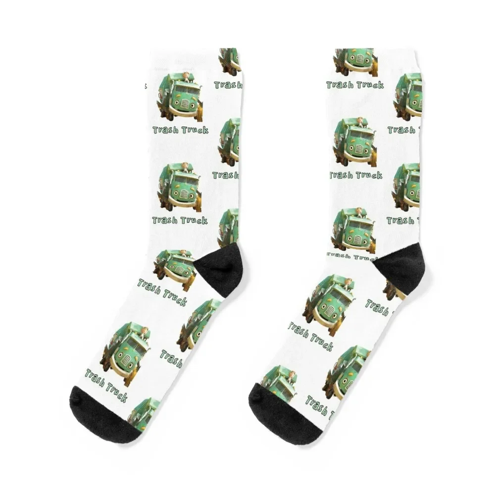 

Trash Truck cartoon Socks loose hip hop sports stockings Male Socks Women's