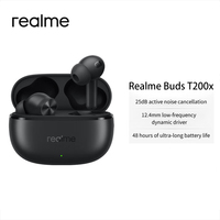 New realme Buds T200X Earphone Wireless Bluetooth 5.4 Earbuds 25dB Noise Reduction Headphone 600mAh Long Standby IP55 waterproof