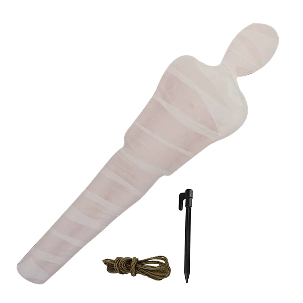 

Creative Hollow Mummy Inflatables Decor Non-woven Scary Halloween Yard Garden Hanging Figurine Horror Durability Reliable