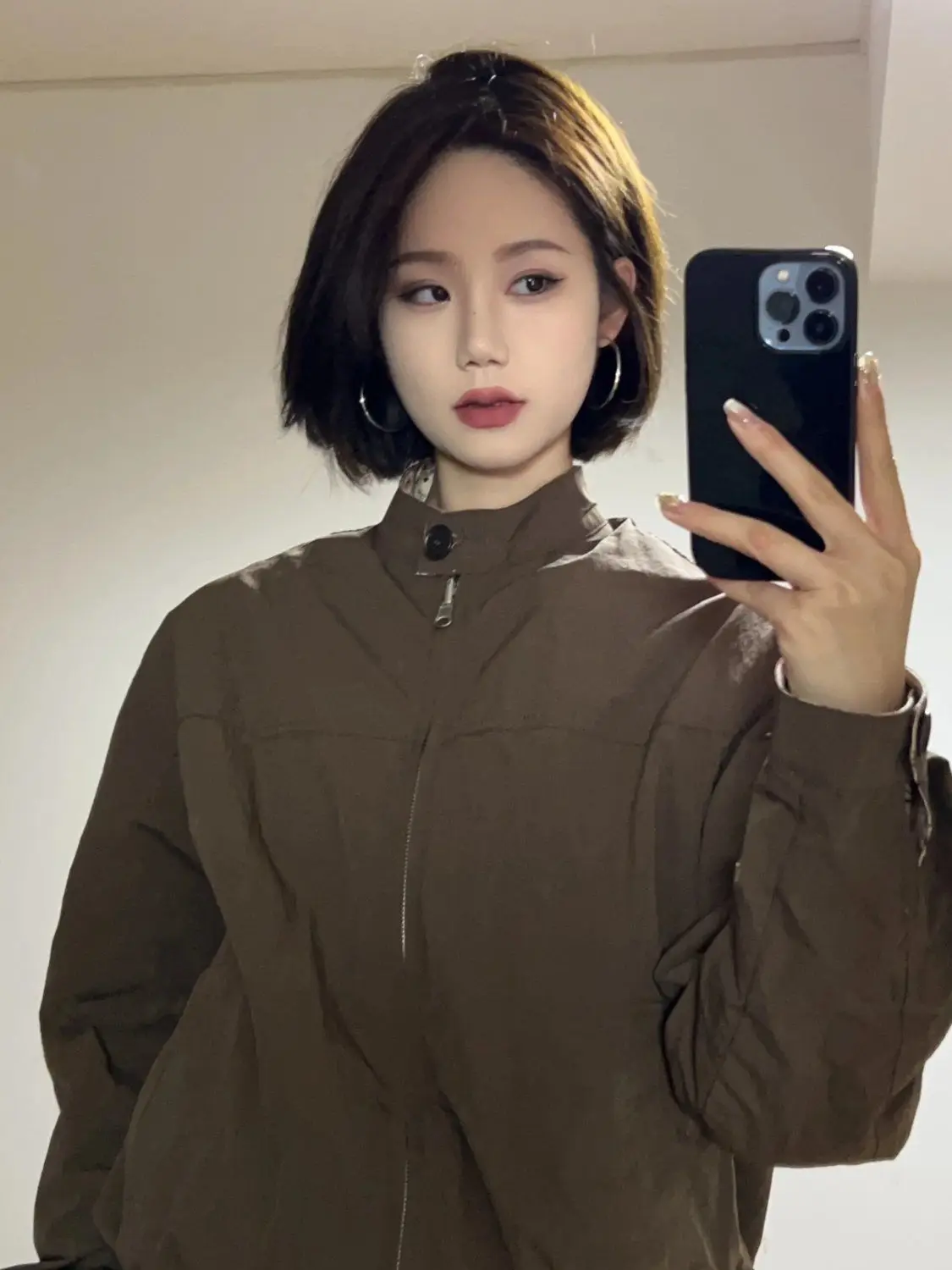 

Bomber Jackets Womens Jacket Yellow Fall Mesh Spliced O-Neck Ruched Ruffles Drawstring Preppy Hipster Carnival Clubwear Layered