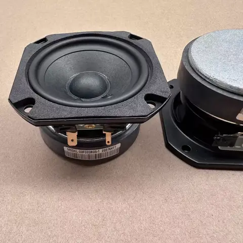 GHXAMP Classic Hi-Fi 3-Inch 82*82mm Full-Range Speaker ,  Wool Cone, 8ohm 25W , Audiophile-Grade Vocal 2PCS