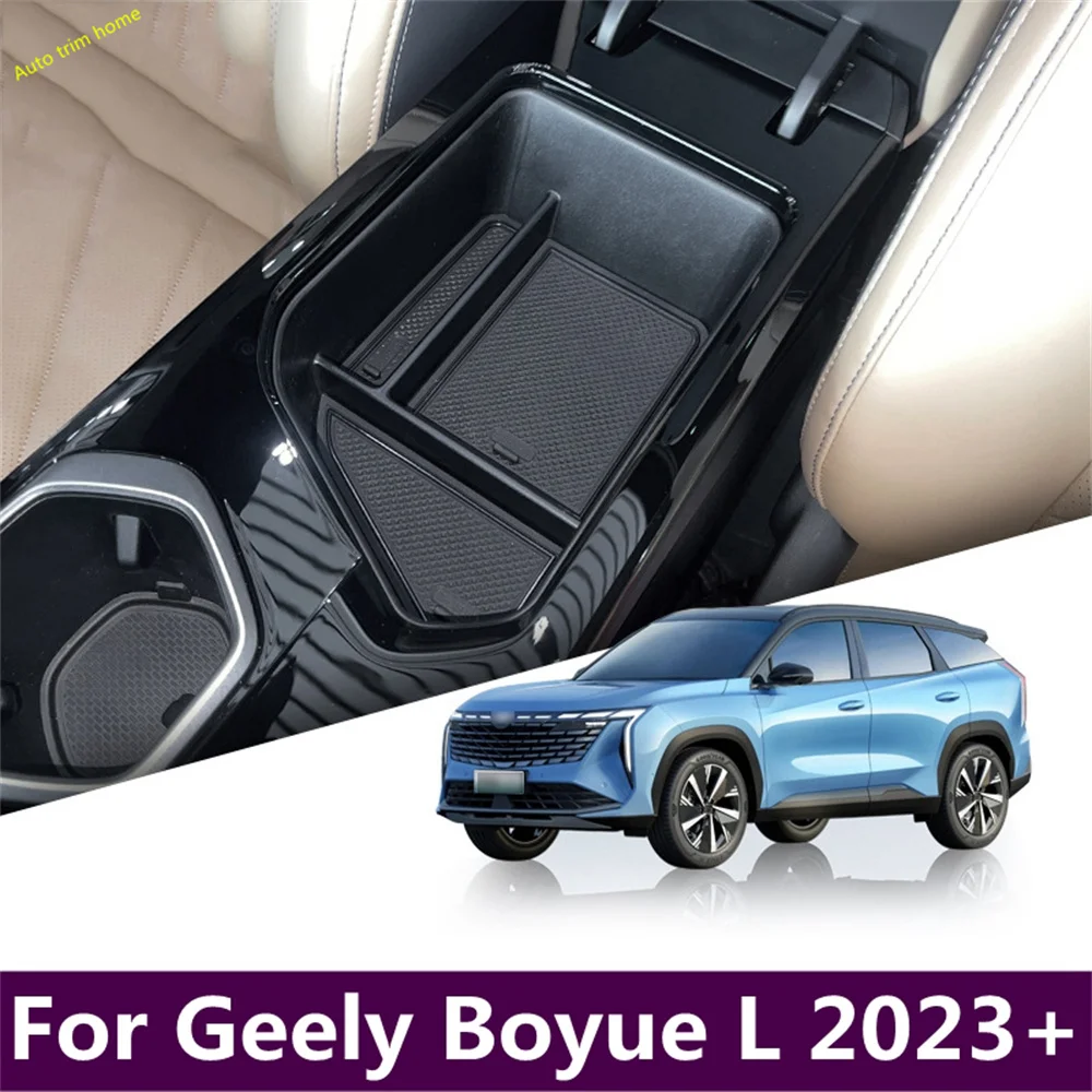 

Central Control Multifunction Container Storage Box Phone Holder Tray Cover For Geely Boyue L / Starray 2023 2024 Accessories