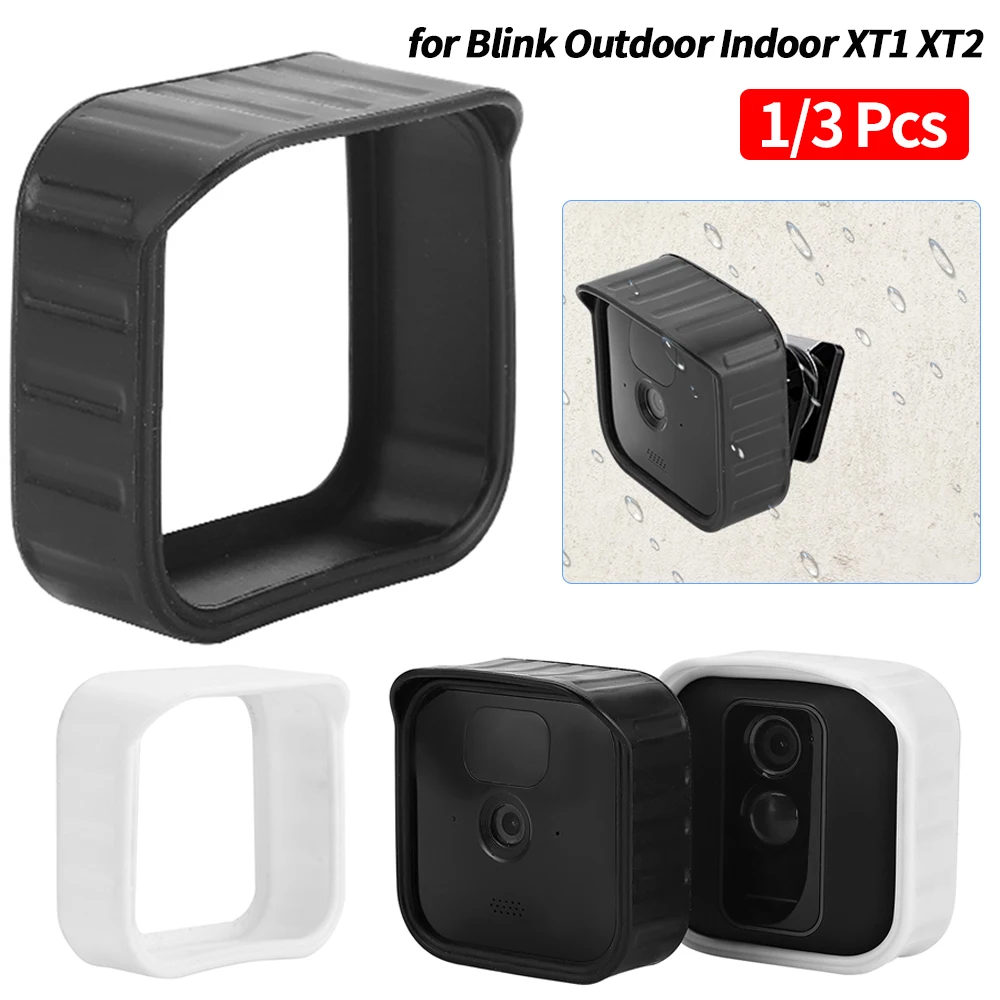 1/3Pcs Camera Cover Anti-UV Silicone Camera Protective Case Weatherproof Anti-Scratch Dustproof for Blink Outdoor Indoor XT1 XT2