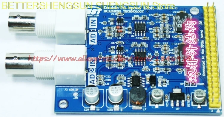 

Free shipping AD9226 high speed 12bit AD dual channel AD module FPGA control FPGA program