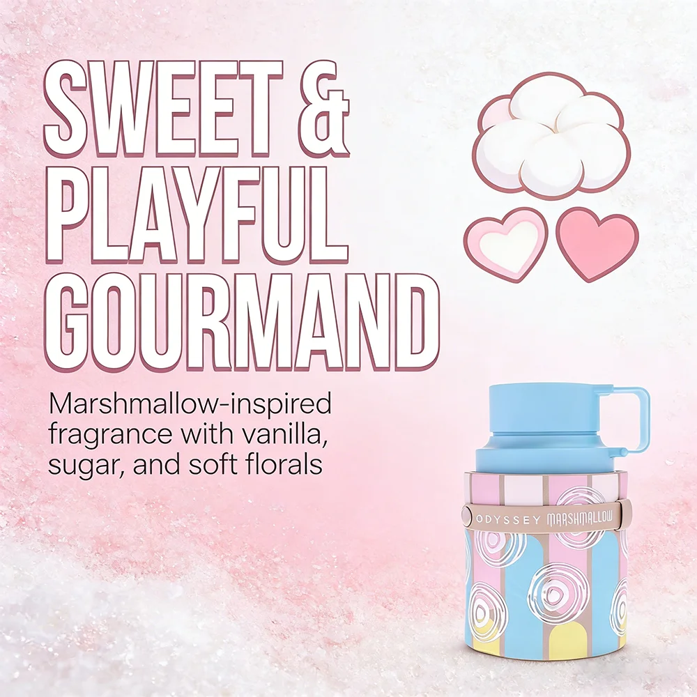 อาร์มาฟ โอดิสซีย์ มาร์ชแมลโลว์ กูร์มองด์ อิดิชั่น น้ำหอมสำหรับผู้หญิง - 3.4 ออนซ์ กลิ่นหอมหวานติดทนนาน