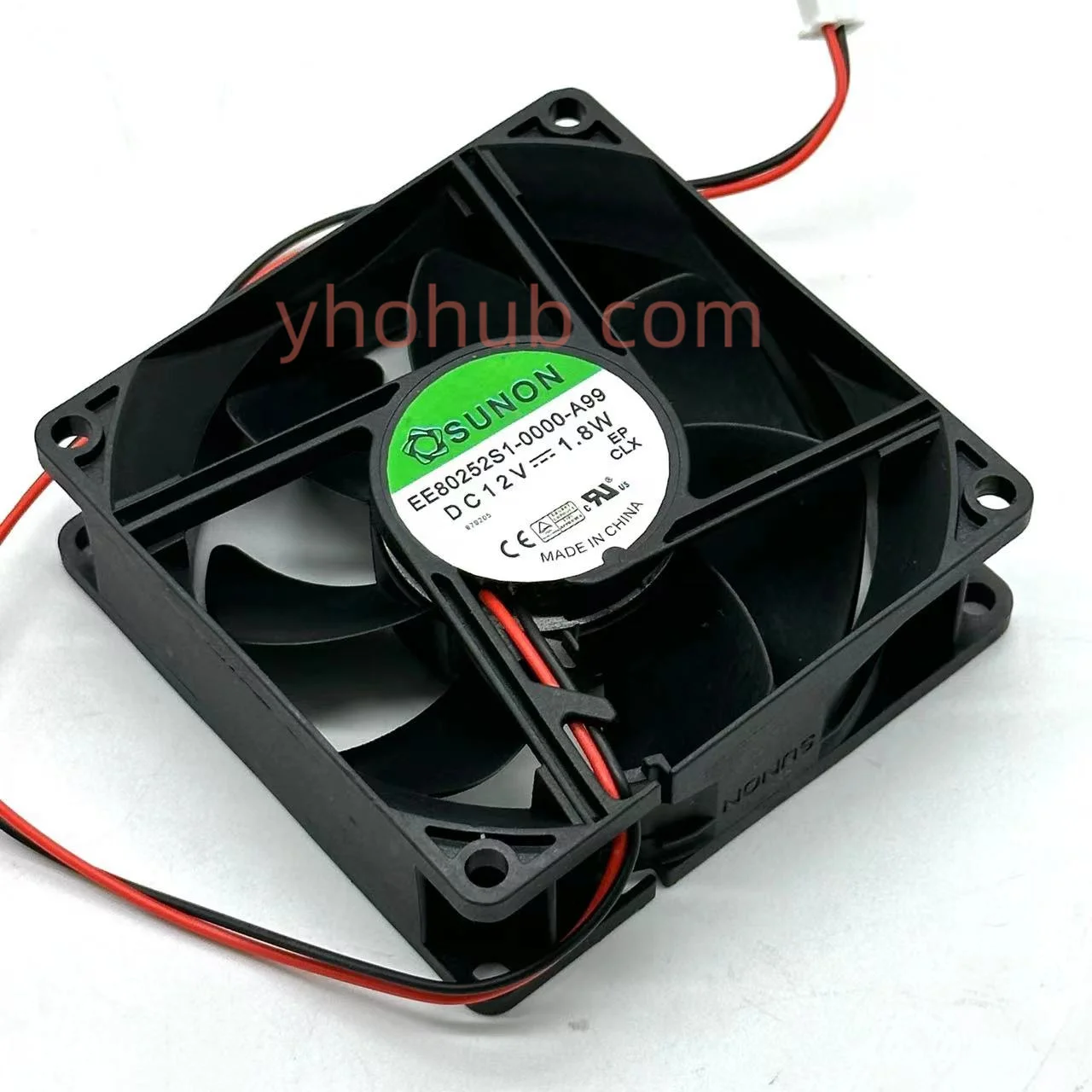 

SUNON EE80252S1-0000-A99 DC 12V 24V 1.8W 80x80x25mm 2-Wire Server Cooling Fan