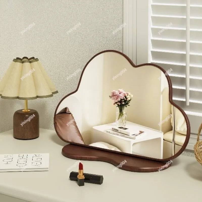 Desktop Vanity Mirror Household Table Makeup Mirror For Bedroom Dressing Table Decoration