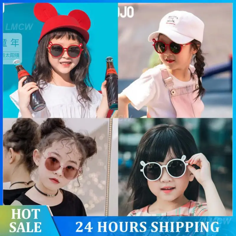 Fashion Summer Eyewear Portable 2023 Kids Sunglasses Sunglasses Childrens Sun Glasses Summer Colorful Eyeglasses Round Frame