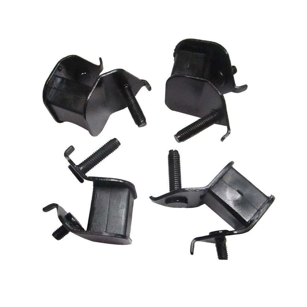 4 Pcs Anti-Vibration Feet For 168F 170F 188F 190F Generator Engine 2KW-3KW Shock Absorption Mounts Iron Rubber 3.3x2.8cm Black