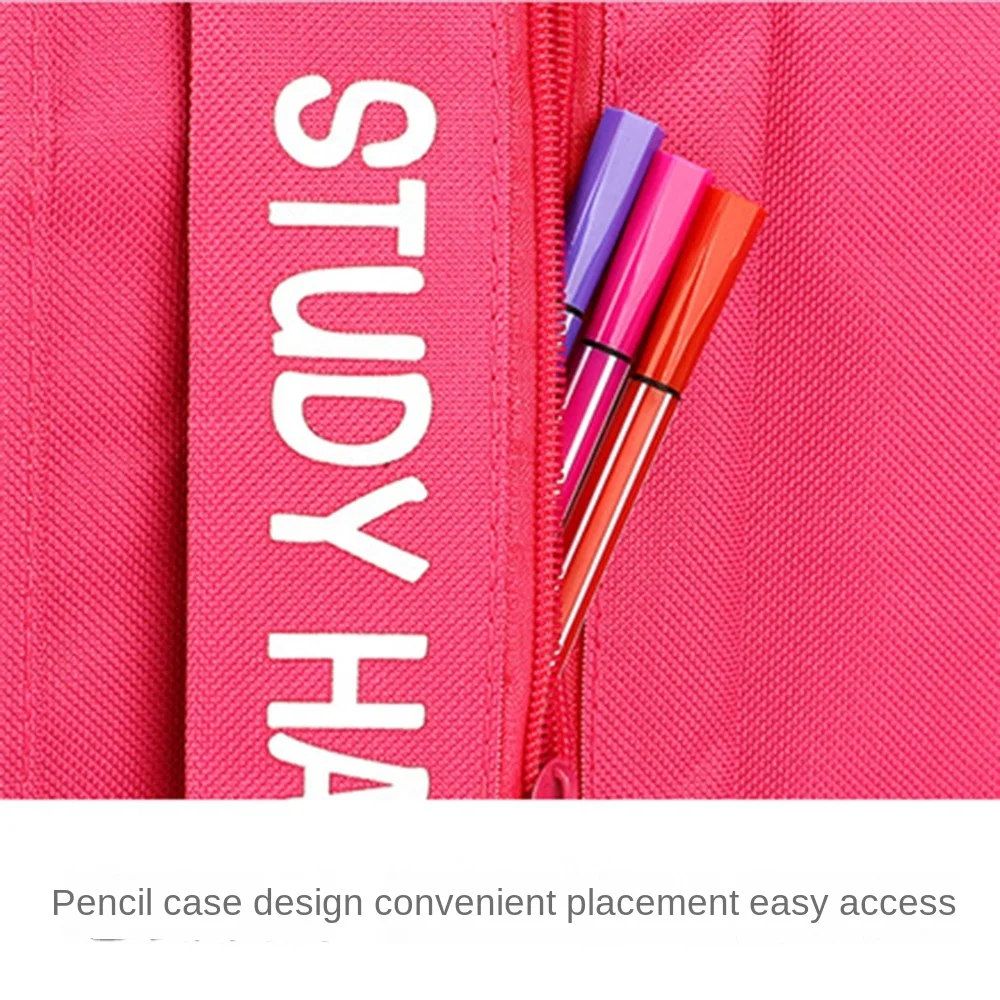 Shopping Bag Student Tutorial Bags Travel Bag Portable Zipper File Handbag Multi-functional Large Capacity Children Art Bag