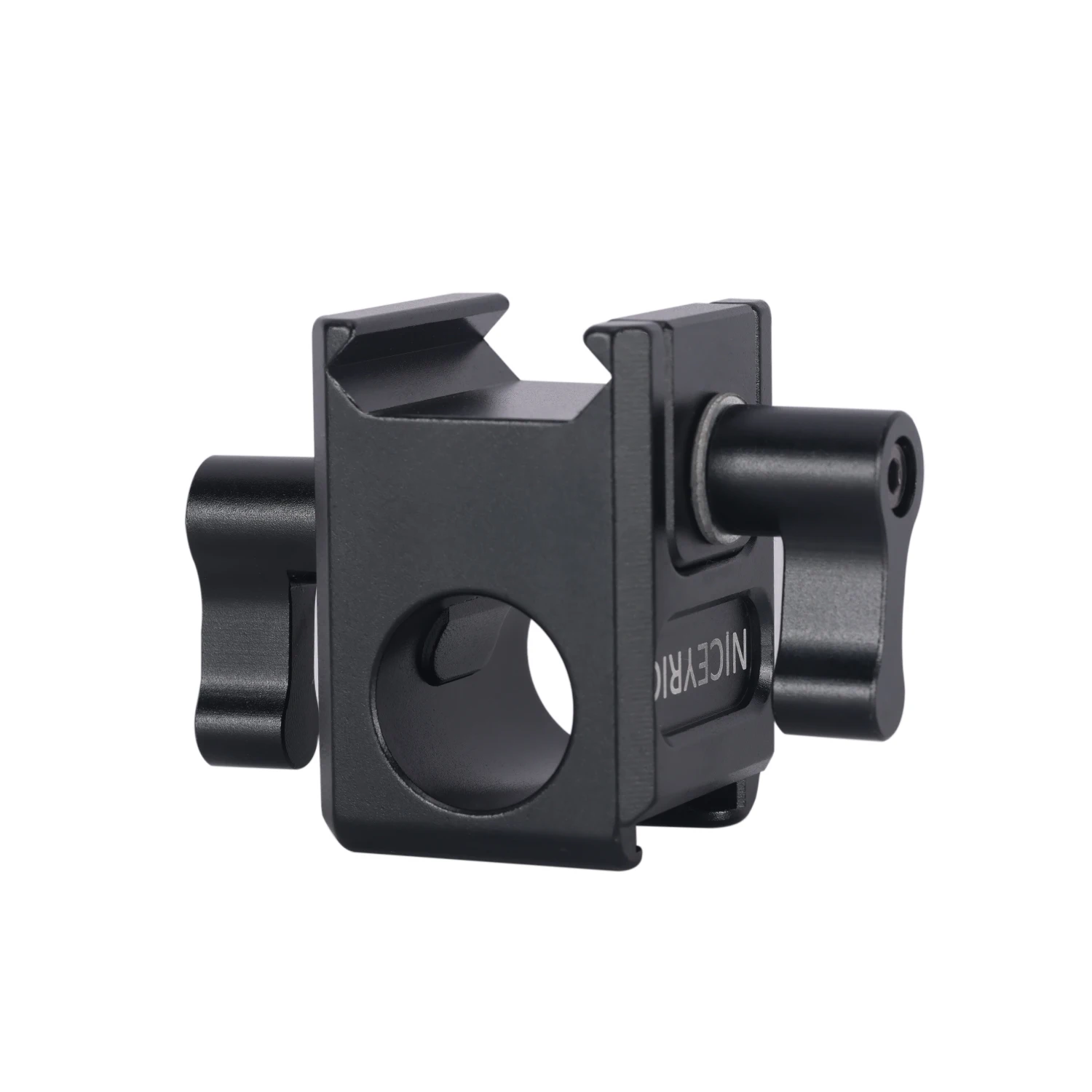 Niceyrig 15mm Single Rail Block with Nato Rail Clamp & Cold Shoe Mount