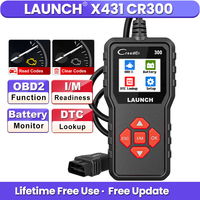 LAUNCH X431 CR300 Full OBD2 Scanner Read/Delete Fault Codes for Engine System Car Diagnostic Tools Free Update pk CR3001 CR3008