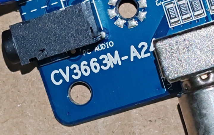 CV3663M-A24 Three in one TV motherboard  for 33--44V 350ma 15w