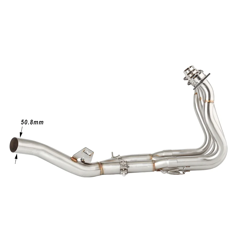FZ8N FZ8S Fazer Exhaust Muffler Header Middle Link Pipe Slip-on Motorcycle For Yamaha Fazer 8 800 FZ8 FZ8N FZ8S 2010-2016 FZ-8