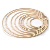 1Pcs Bamboo Circle DIY Handmade Catcher Embroidery Hoop Crafts Cross Stith Bamboo Circle Ring Hanging Wedding Christmas Decor