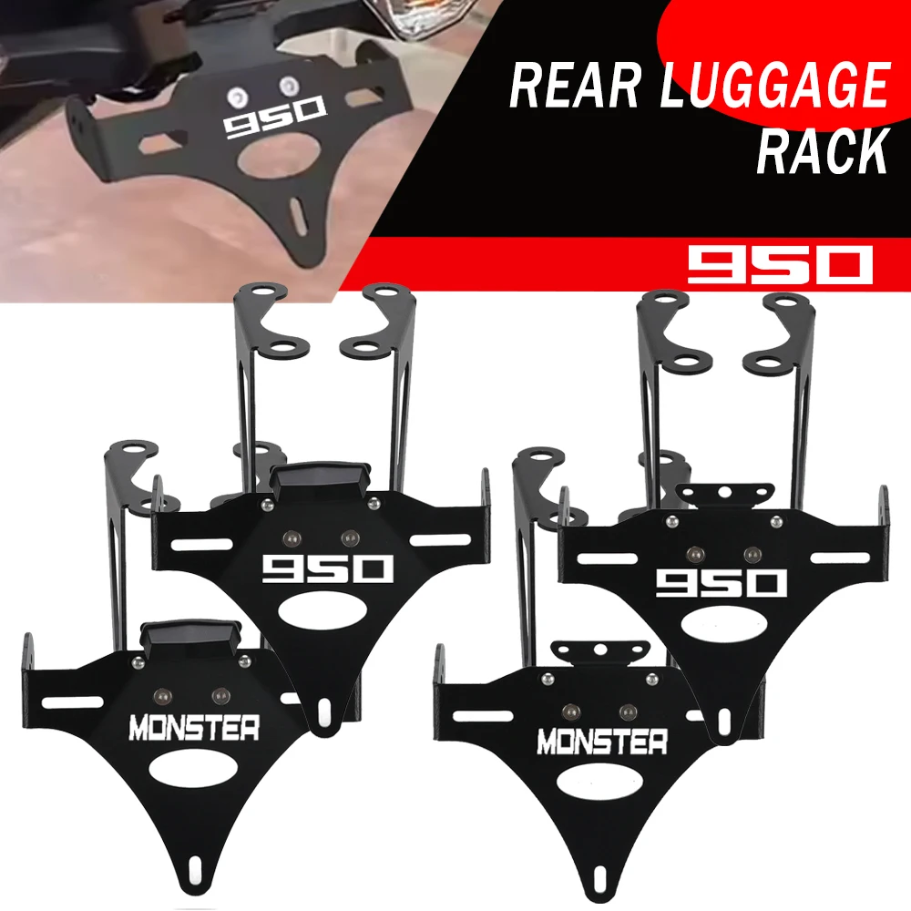 

For DUCATI Monster 659/797 Plus/Stealth/1200/S/R License Plate Holder Tail Tidy Fender Eliminator Kit Supersport 950/S 2021-2024