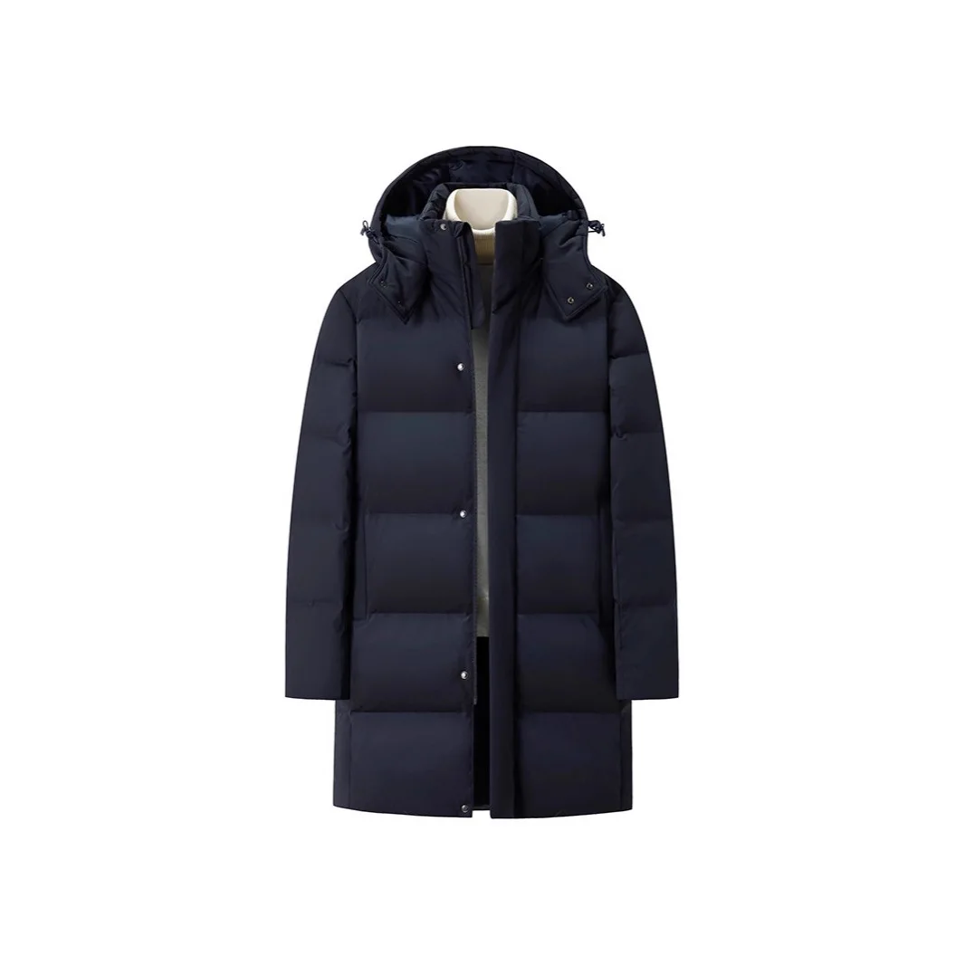 

2025 Новая утолщенная теплая белая рабочая одежда средней длины на флисовой подкладке с графеновой флисовой подкладкой