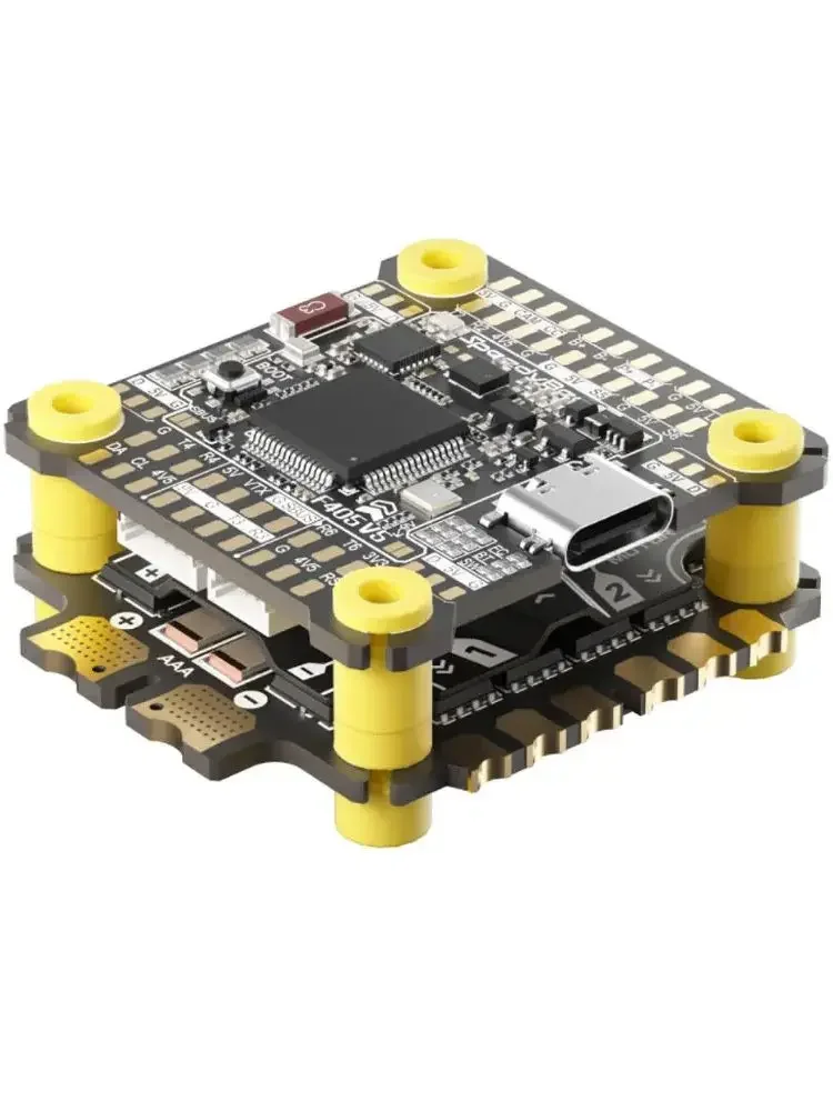 SpeedyBee F405 V5 Flight Controller & 50A ESC Stack | With Bluetooth WiFi App for Betaflight FPV Drone Racing