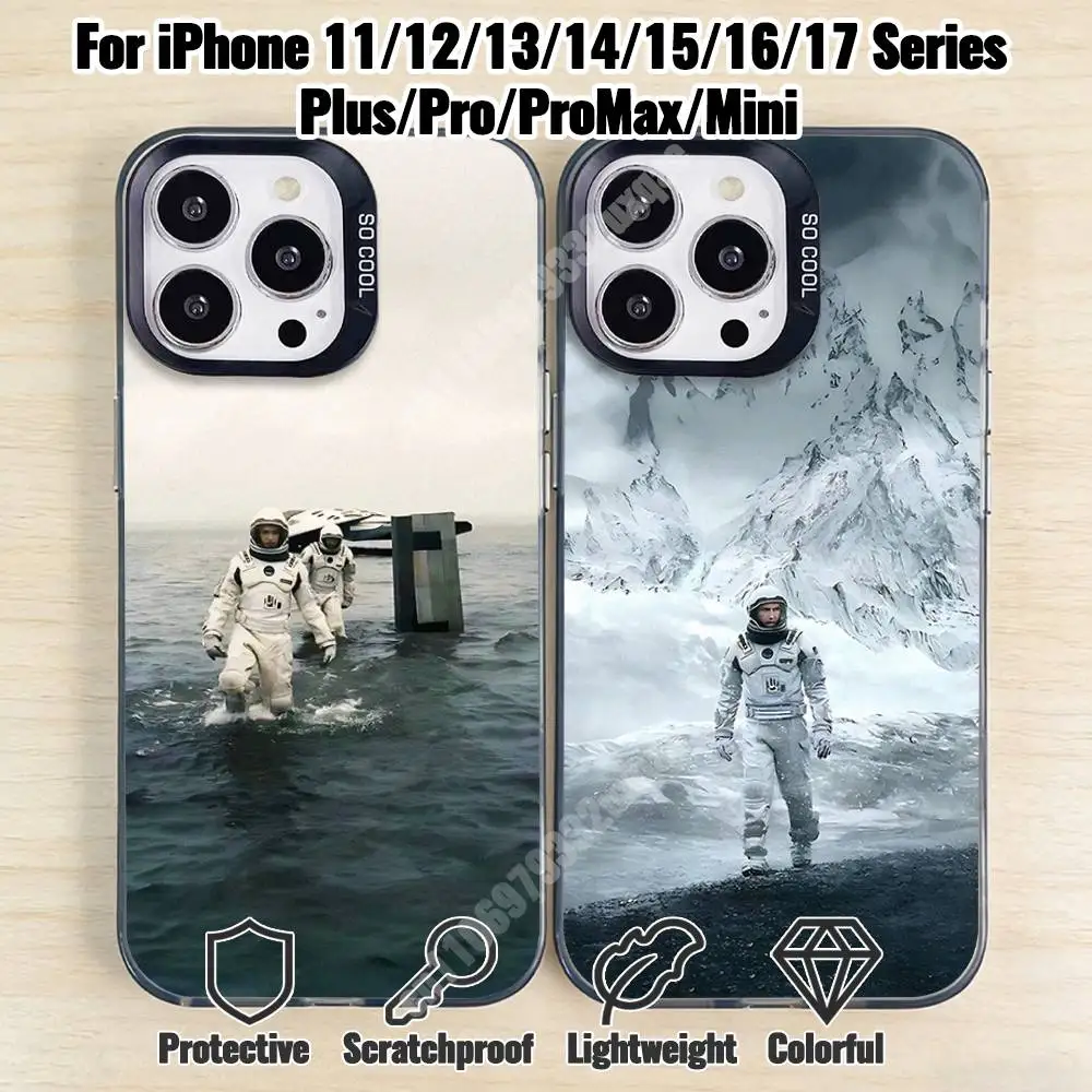 

I-Interstellar-S Movie Phone Case for iPhone 17 16 15 14 13 12 11 Pro Plus Max Mini X XS Silicone Hard Cover