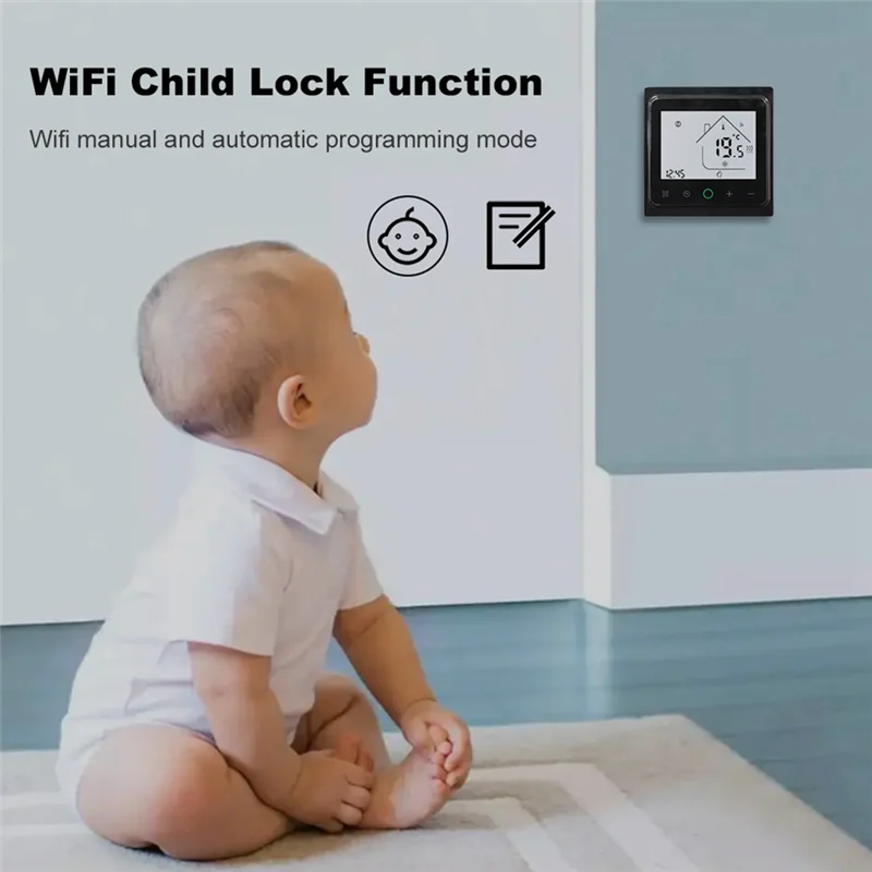 

ABGR-16A Tuya умный Wi-Fi термостат водяной электрический теплый пол с подогревом водяной газовый котел контроллер температуры для Alexa