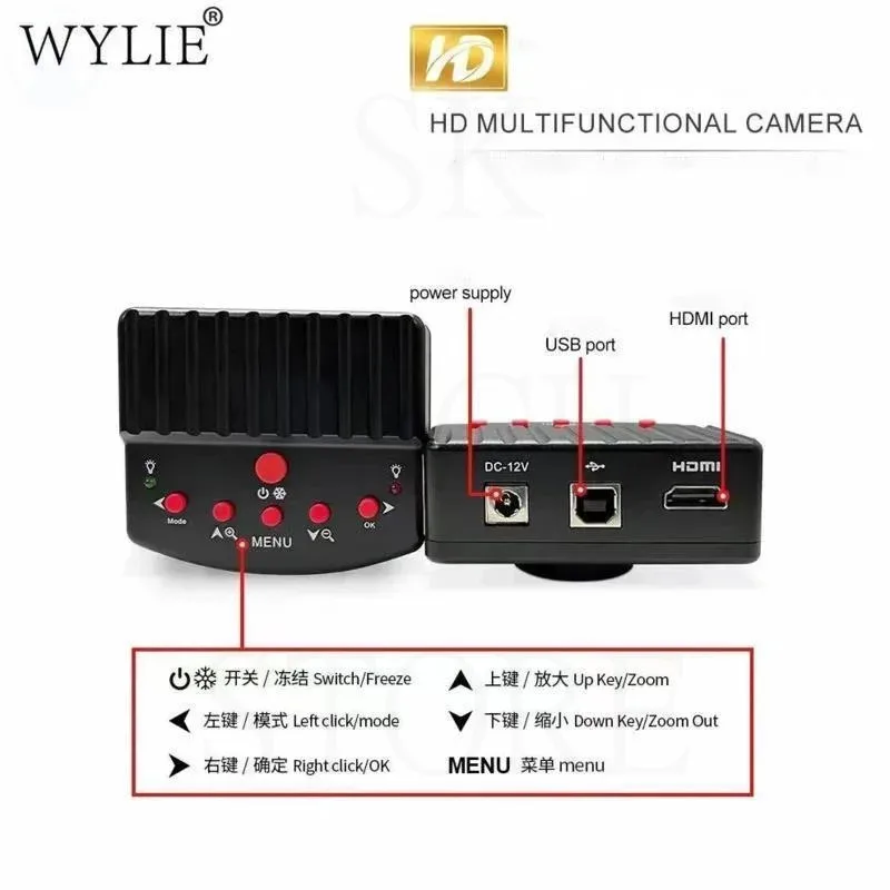 WYLIE HD 48 Megapixel Multifunction Camera HDMI+USB dual output Support remote controt operation 1920X1080P