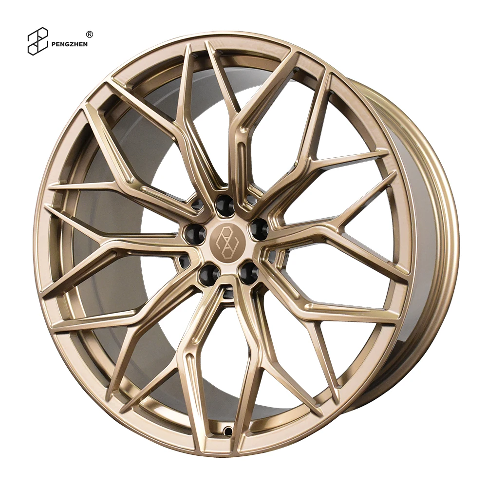 

Pengzhen Forged Gold Bronze 21 22 Inch 5x112 5x120 Passenger Car Rims Wheels for BMW X3 G01