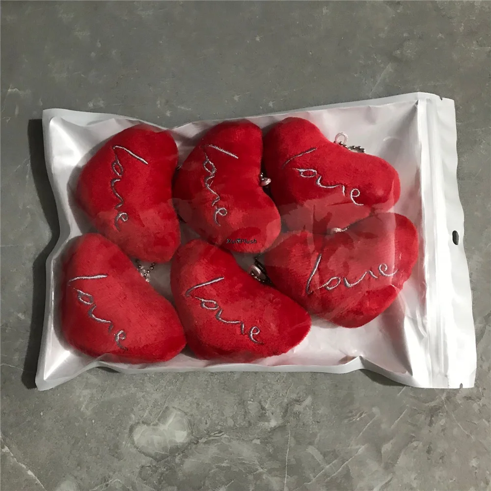 Juguete de peluche con forma de corazón de amor, 6 piezas, 5CM, nuevo