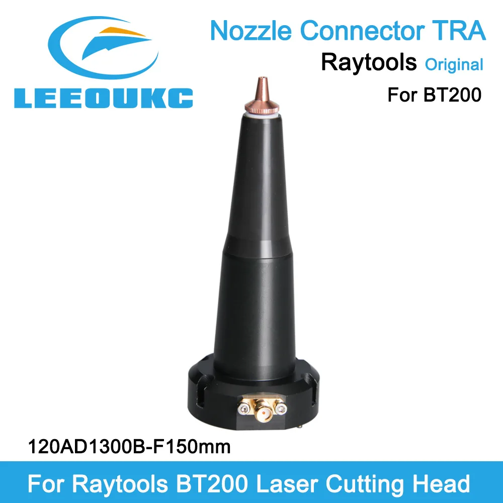 

Raytools Original BT200 Nozzle Connector TRA 120AD1300B-F150mm for Raytools BT200 Fiber Laser Cutting Head