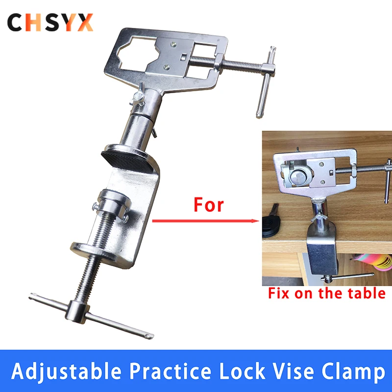 

Original LISHI Practice Clamp Tool Metal Alloy Adjustable Locksmith Tool Softcover Type Practice Lock Vise Clamp