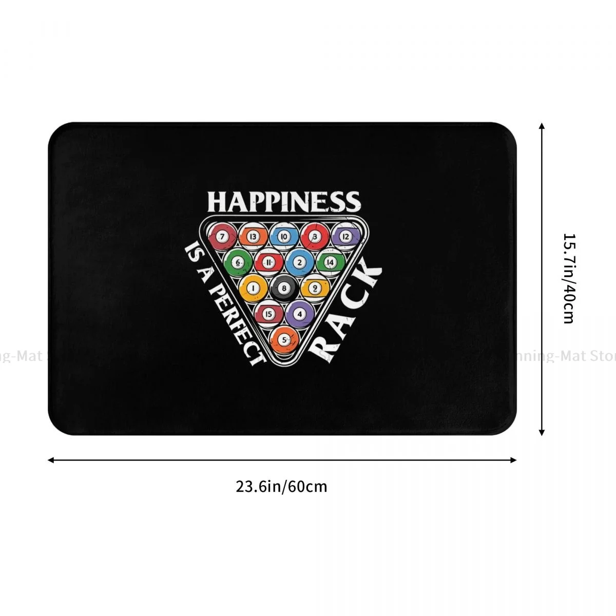 Billiards Cue Sport Pool Snooker Games Non-slip Doormat Living Room Mat Rack Hallway Carpet Entrance Door Rug Bedroom Decor