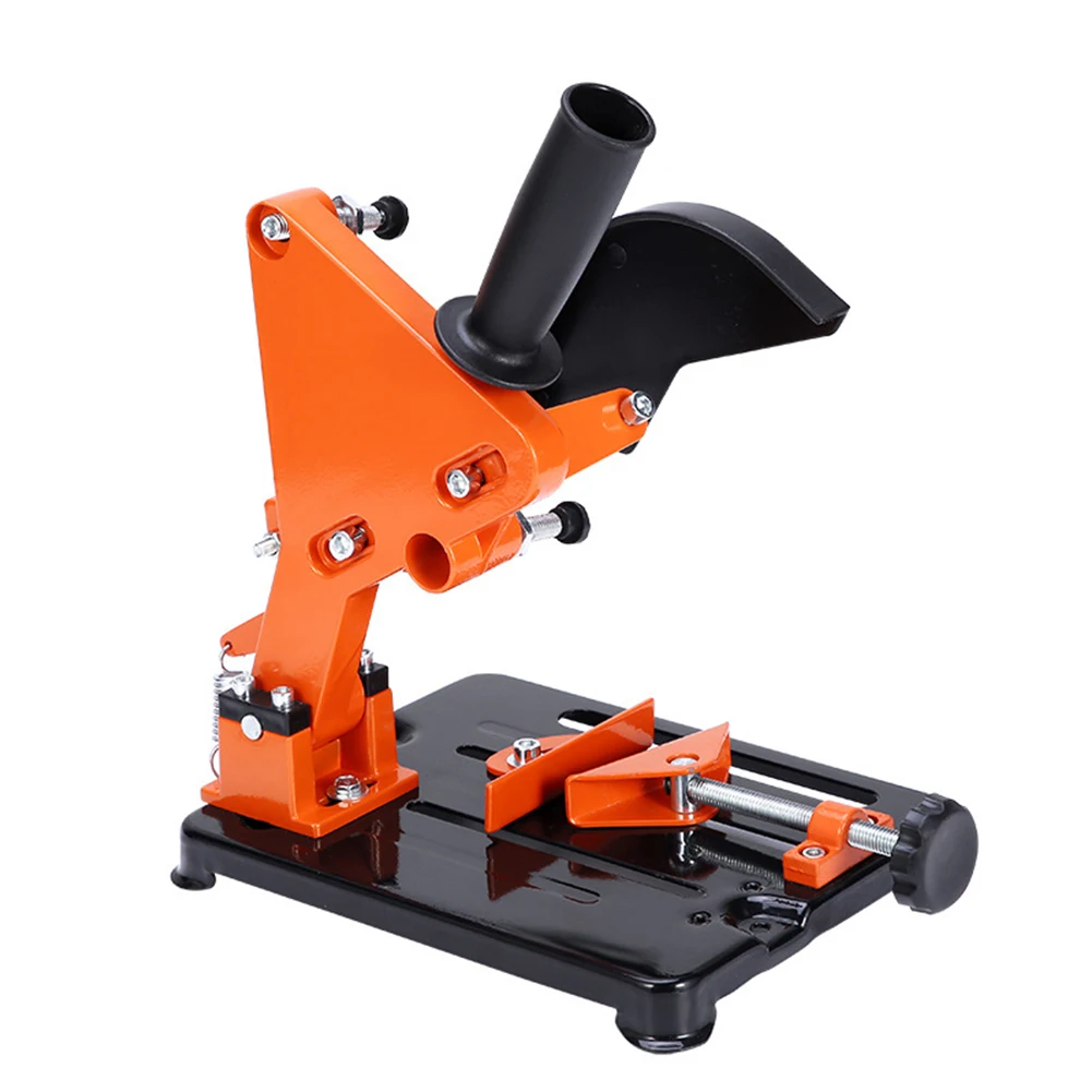 Orange Angle Grinder Stand Angle Grinder Stand Stable Support Stand Robust Swivel Joint Versatile Material Compatibility