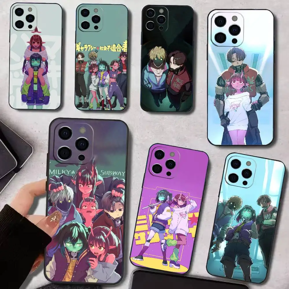 

Anime M-Milky S-Subway Phone Case Silicone Soft For IPhone 17 16 15 14 13 12 11 X XR Plus Pro Max Plus