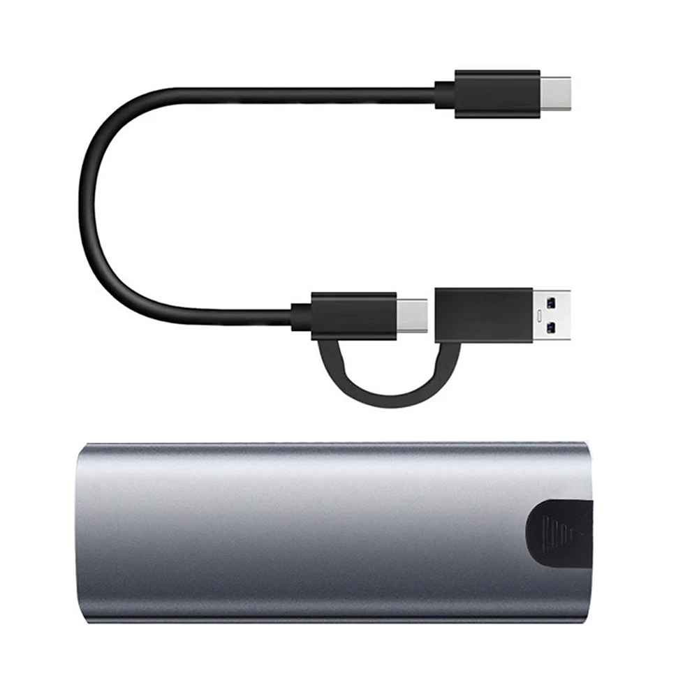 Адаптер внешнего корпуса SSD M.2 NGFF к USB 3.1 Type-C 3.1 SSD-коробка из алюминиевого сплава B/(B+M) Ключ для твердотельного накопителя 2230/2242/2260/2280