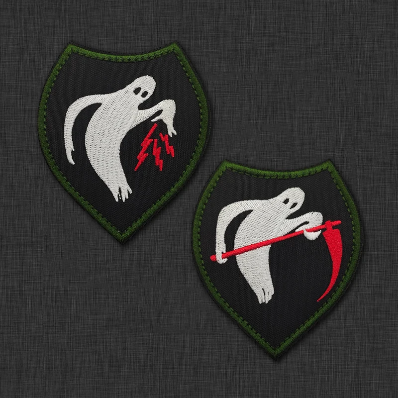 World War II Ghost army Embroidered Hook & loop Patches  Badge Special pecial military Backpack Sticker Patch