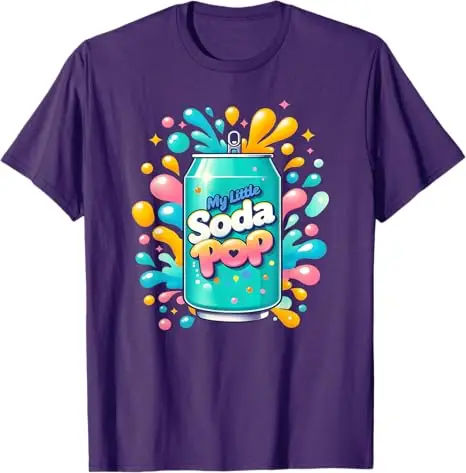 My Little Soda Pop Kids K-Pop Music Matching Korean Anime T-Shirt Rap Hip Hop Streetwear Clothes Novelty Gift Cute Saying Tee