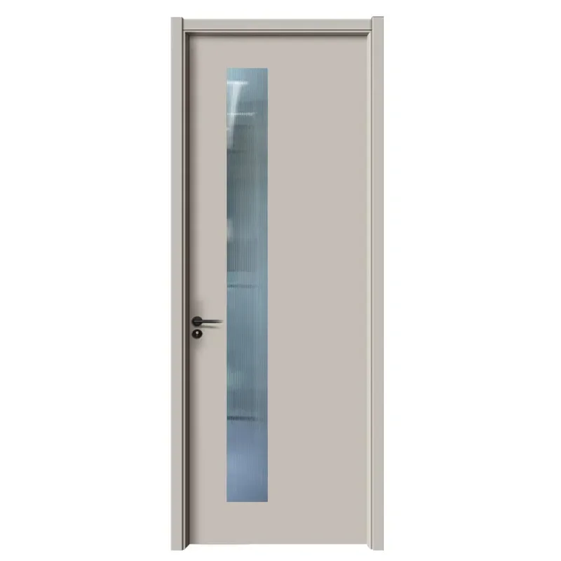for Sound Insulation Glass Door Solid Wood Composite Office Study Kitchen Bathroom Interior Wooden Folding Sliding Door